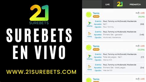 surebets en vivo